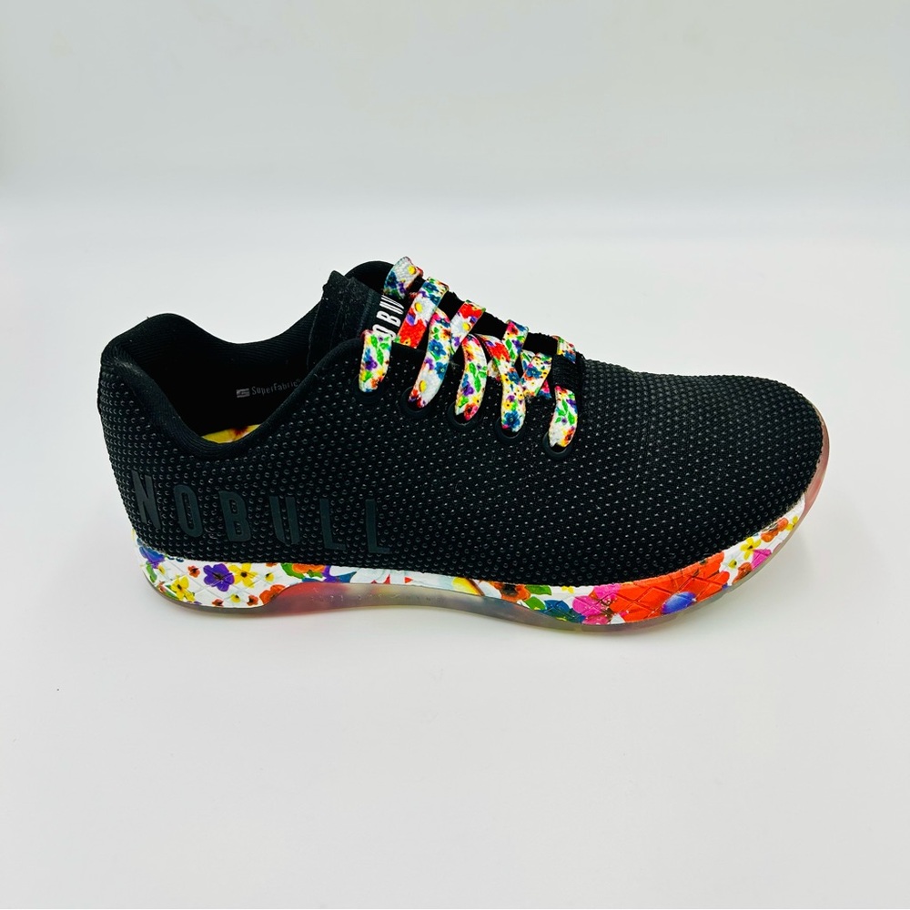 NoBull shoes Impact Daisy Trainers workout shoes black Women Size 5.5 - Picture 3 of 10